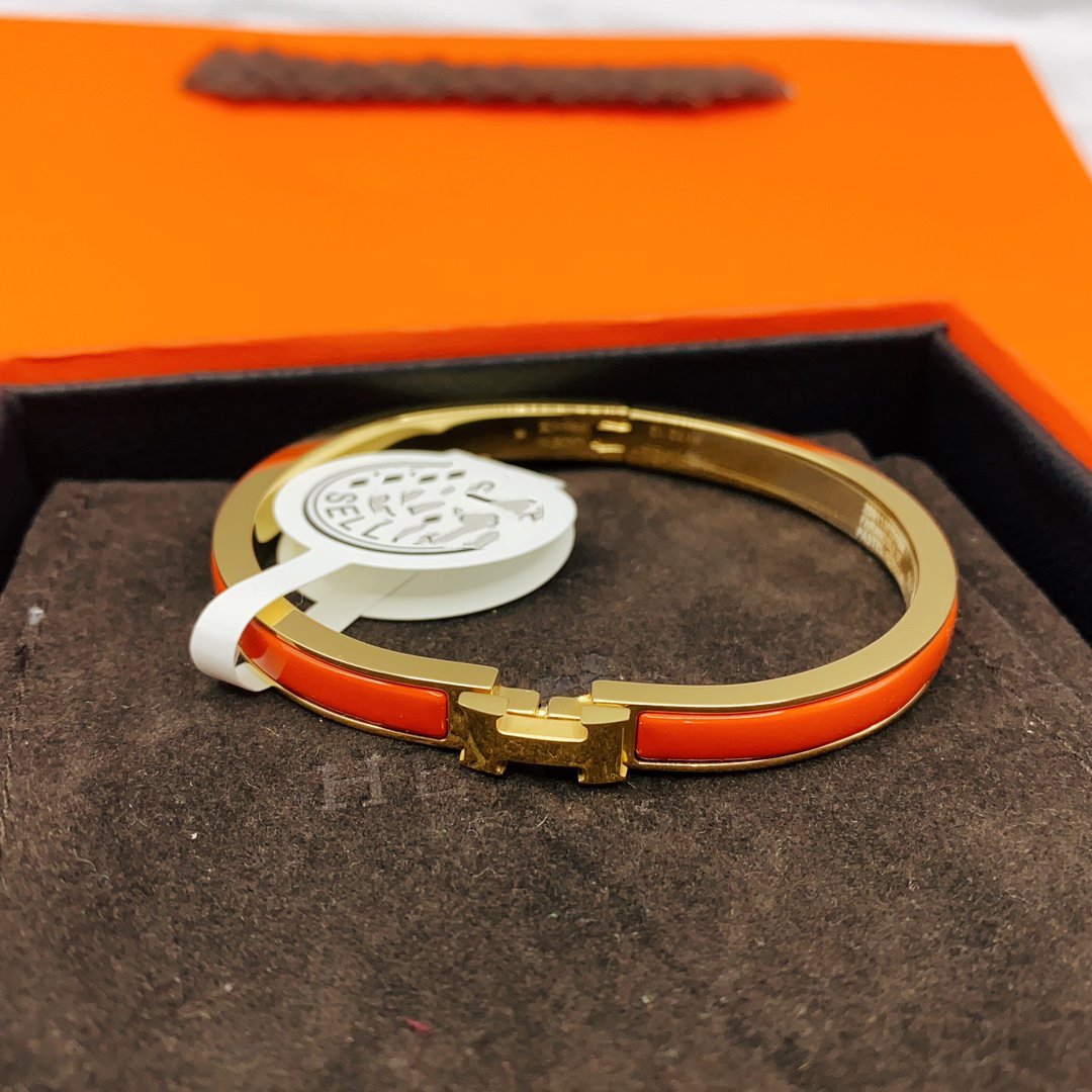 [CiCi]CLASSIC HM CLIC RED 8MM ENAMEL BRACELET
