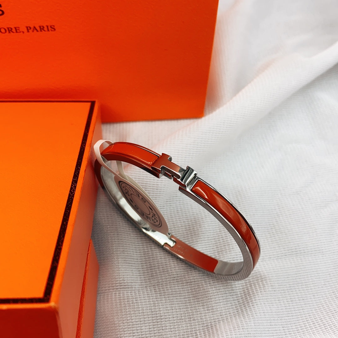 [CiCi]CLASSIC HM CLIC RED 8MM ENAMEL BRACELET