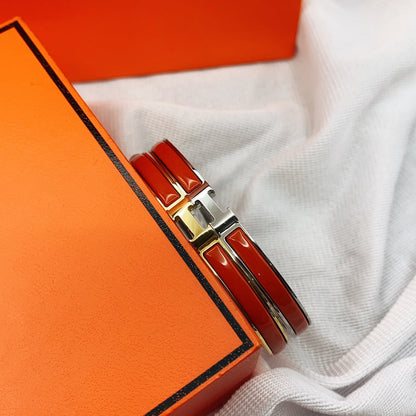 [CiCi]CLASSIC HM CLIC RED 8MM ENAMEL BRACELET