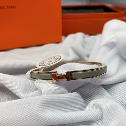 [CiCi]CLASSIC HM CLIC GREEN 8MM ENAMEL BRACELET