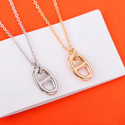 [CiCi]HM PIG NOSE NECKLACE