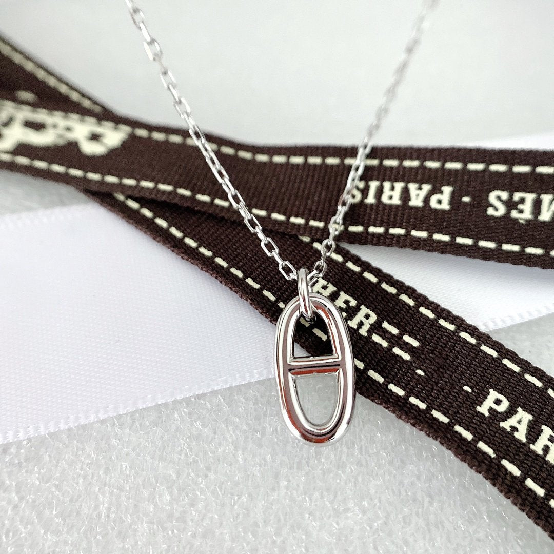 [CiCi]HM PIG NOSE NECKLACE