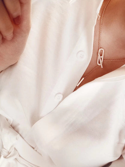 [CiCi]HM FIRE PIG NOSE NECKLACE TRENDY STREET