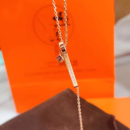 [CiCi]HM HALSKETTE PLATIN ROSÉGOLD DIAMANT