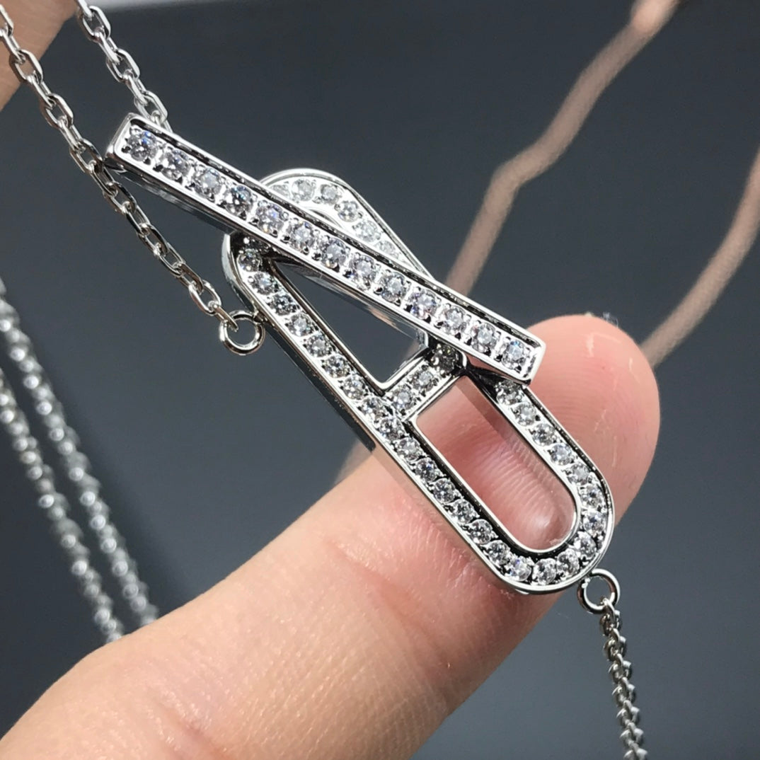 [CiCi]HM HALSKETTE PLATIN ROSÉGOLD DIAMANT