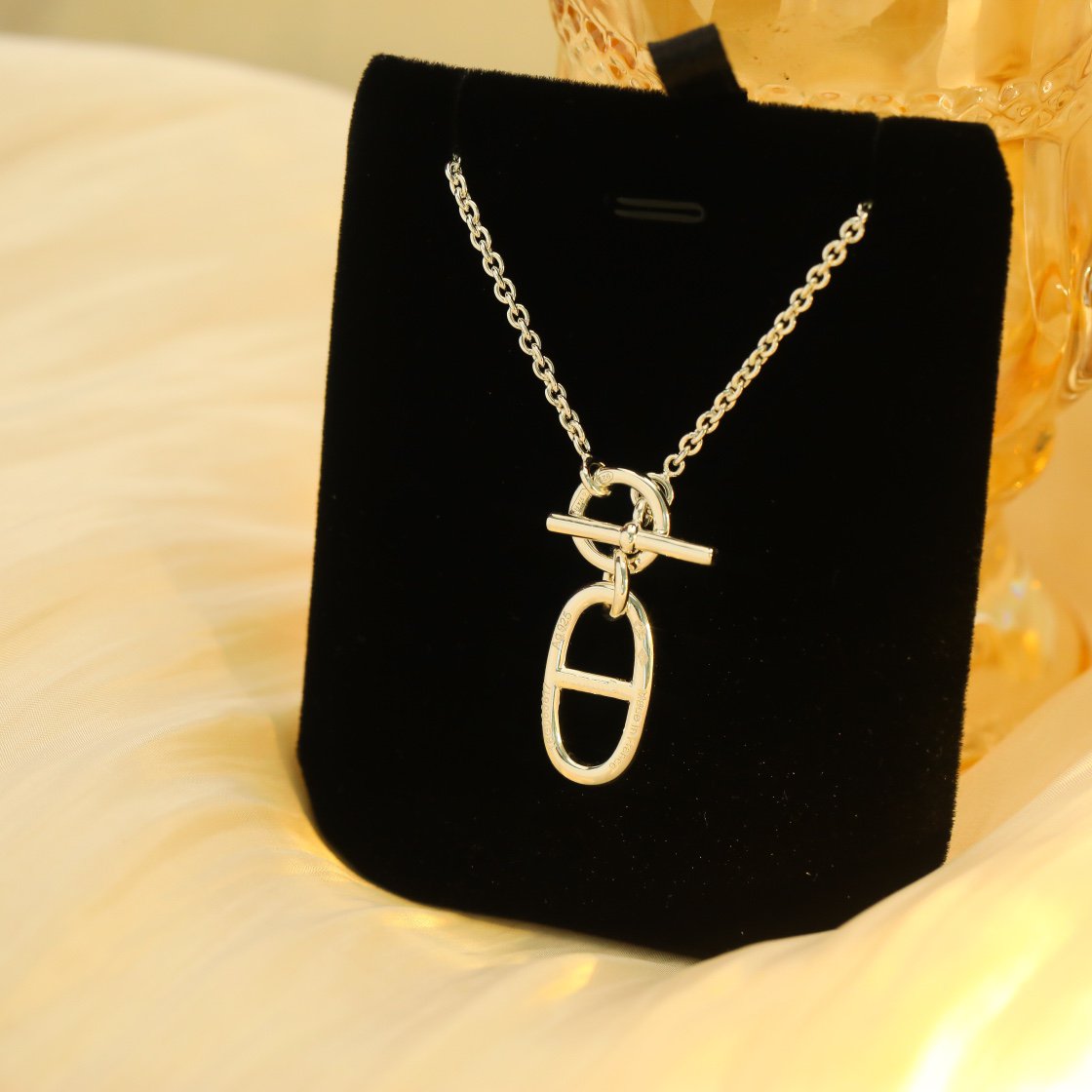 [CiCi]HM CHAINE D'ANCRE PENDANT NECKLACE STERLING SILVER