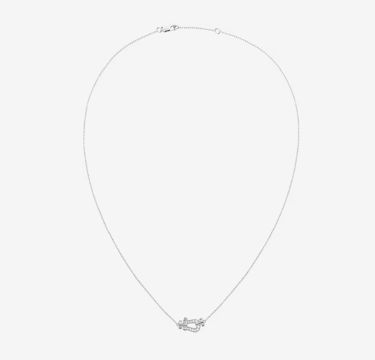 [CiCi]FORCE 10 DIAMOND SILVER NECKLACE MINI MODEL