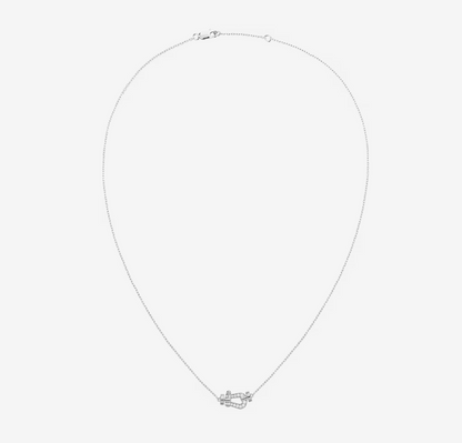 [CiCi]FORCE 10 DIAMOND SILVER NECKLACE MINI MODEL