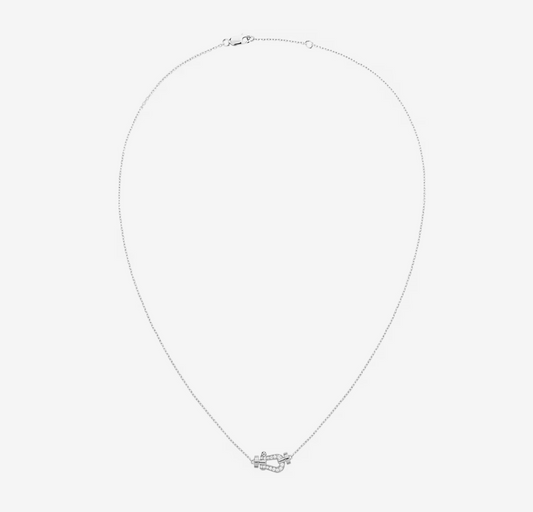[CiCi]FORCE 10 DIAMOND SILVER NECKLACE MINI MODEL