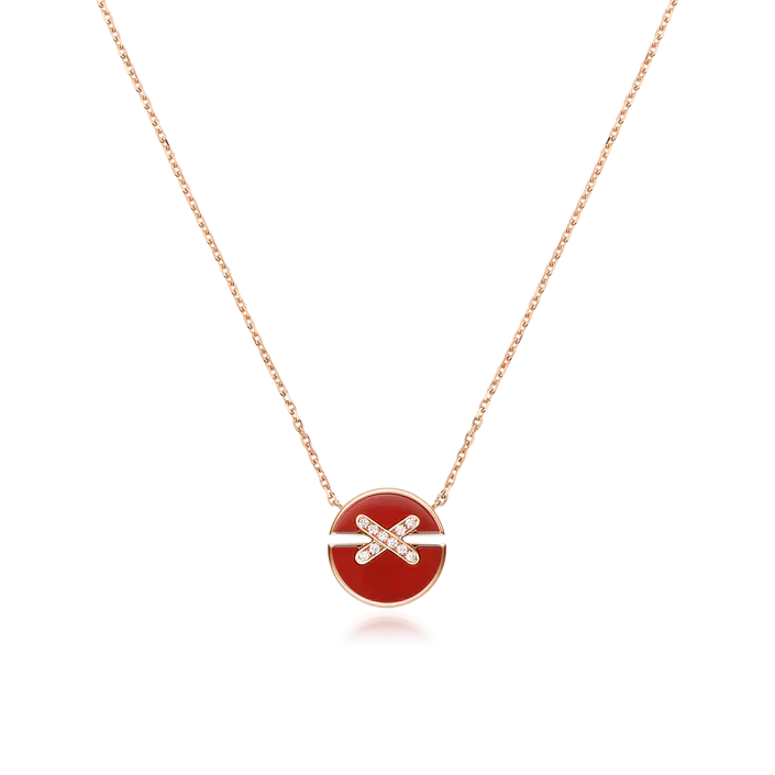 [CiCi]ROSEGOLD-DIAMANT-HALSKETTE