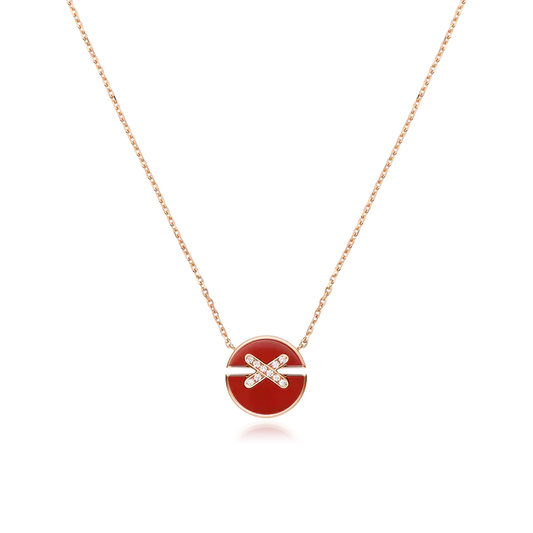 [CiCi]ROSEGOLD-DIAMANT-HALSKETTE