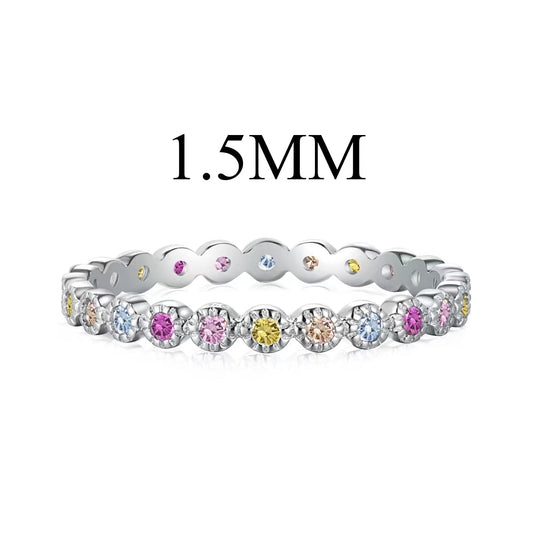 [CiCi]Radiant Sparkling Round Cut Daily Ring