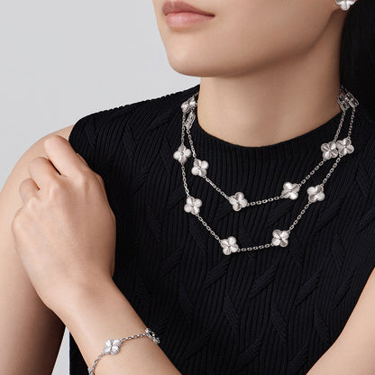 [CiCi]CLOVER 20 MOTIFS DIAMOND SILVER