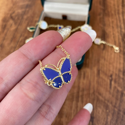 [CiCi] 2026 NEW LUCKY BUTTERFLY 1 MOTIFS NECKLACE