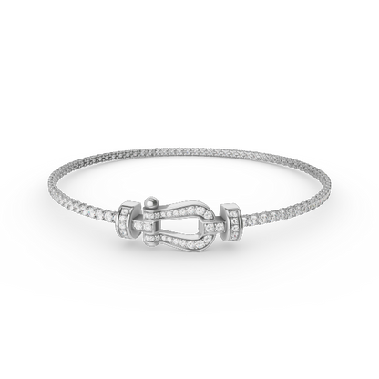 [CiCi]FORCE  HORSESHOE  DIAMOND TENNIS BRACELET