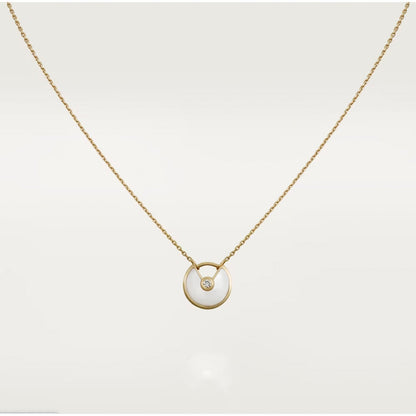 [CiCi]AMULETTE ROSE GOLD MOP NECKLACE