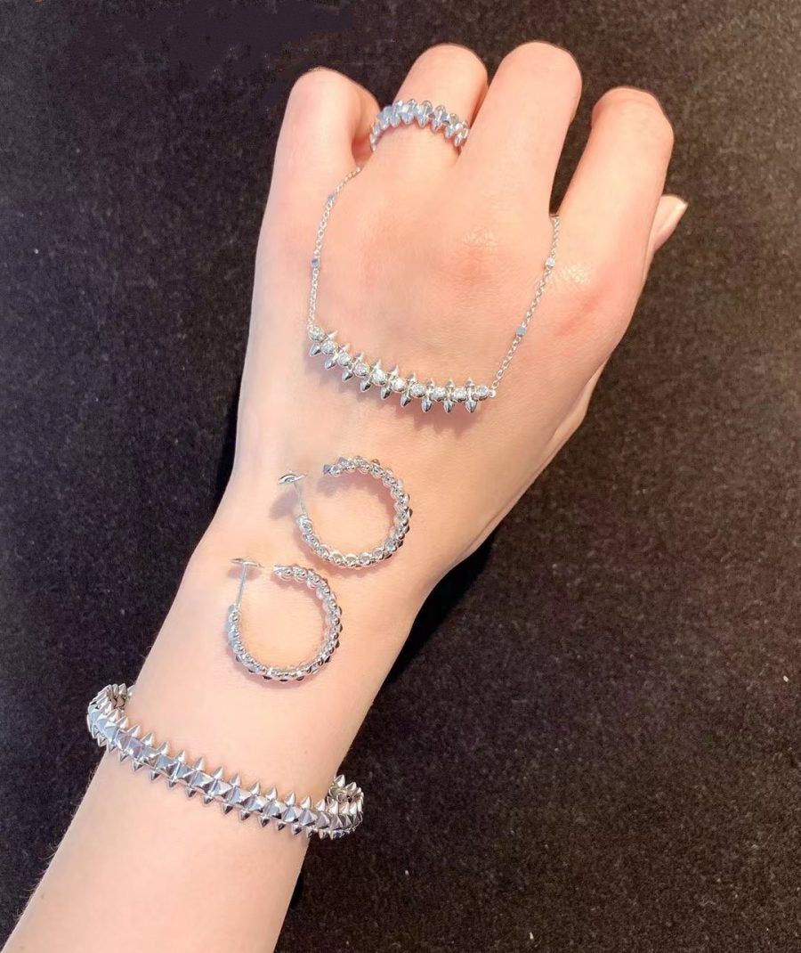 [CiCi]CLASH SILVER BRACELET