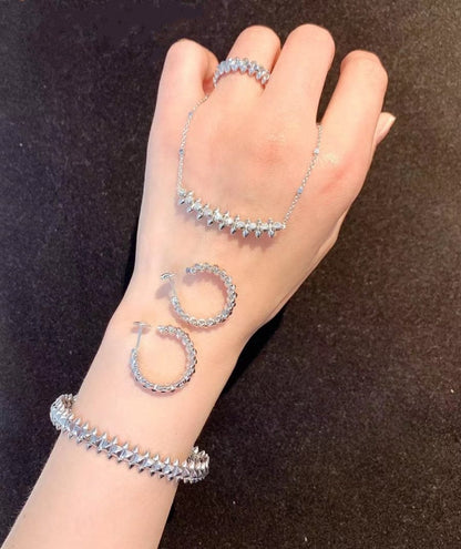 [CiCi]CLASH SILVER BRACELET