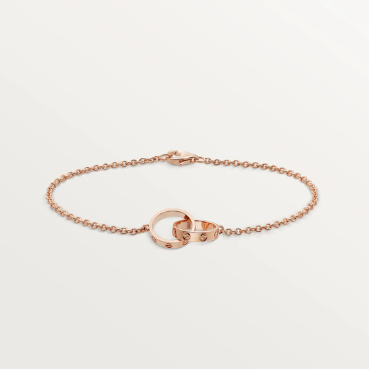 [CiCi]LOVE BRACELET DOUBLE RING