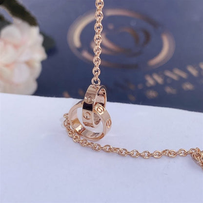 [CiCi]LOVE BRACELET DOUBLE RING