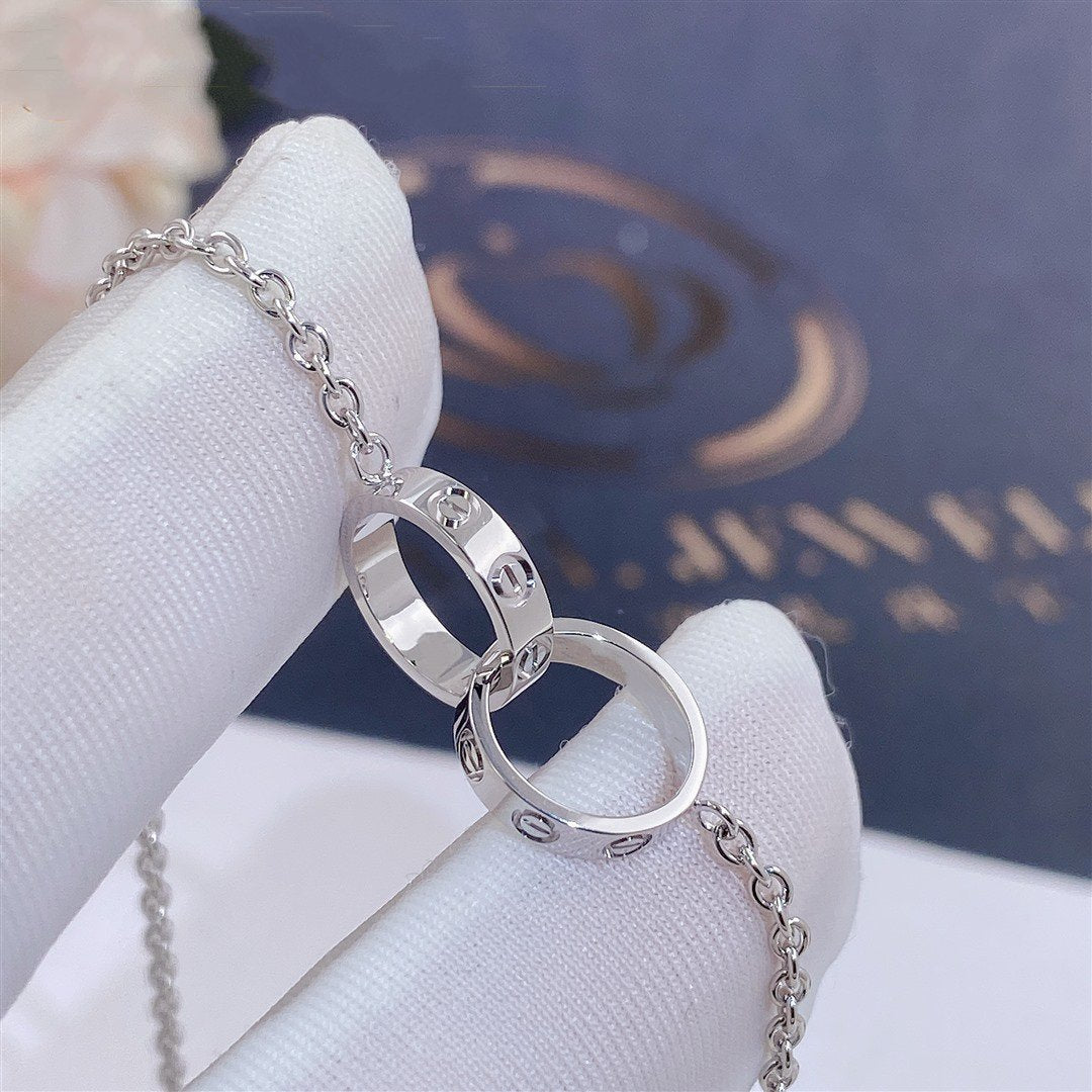 [CiCi]LOVE BRACELET DOUBLE RING