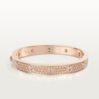 [CiCi]LOVE BRACELET 6.1MM DIAMOND-PAVED 10 BIG DIAMONDS