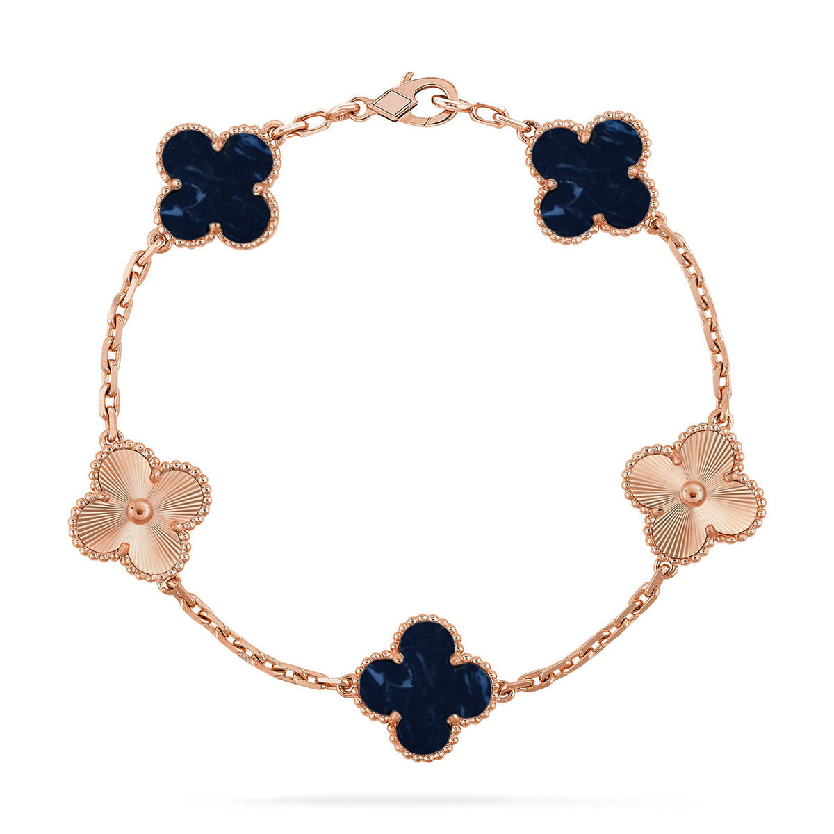 [CiCi]CLOVER 5 MOTIF PIETERSITE BRACELET COLLECTION
