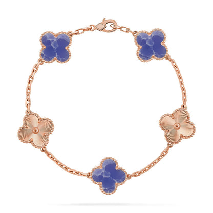 [CiCi]CLOVER 5 MOTIF BLUE VEINS BRACELET COLLECTION