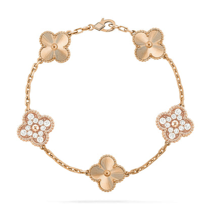 [CiCi] CLOVER 5 MOTIF LASER BRACELET COLLECTION