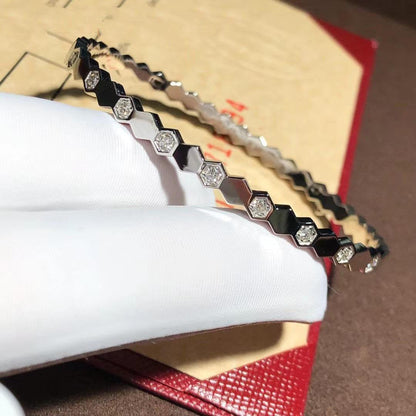 [CiCi]BEE LOVE SILVER DIAMOND BRACELET
