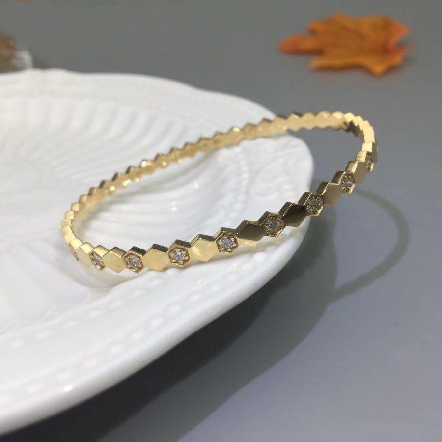 [CiCi]BEE LOVE GOLD DIAMOND BRACELET