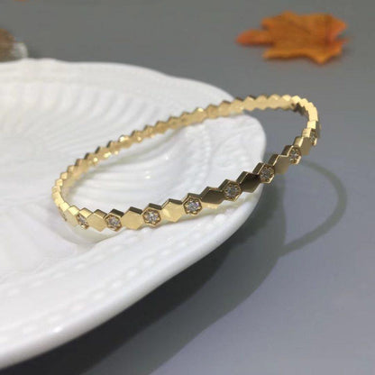 [CiCi]BEE LOVE GOLD DIAMOND BRACELET