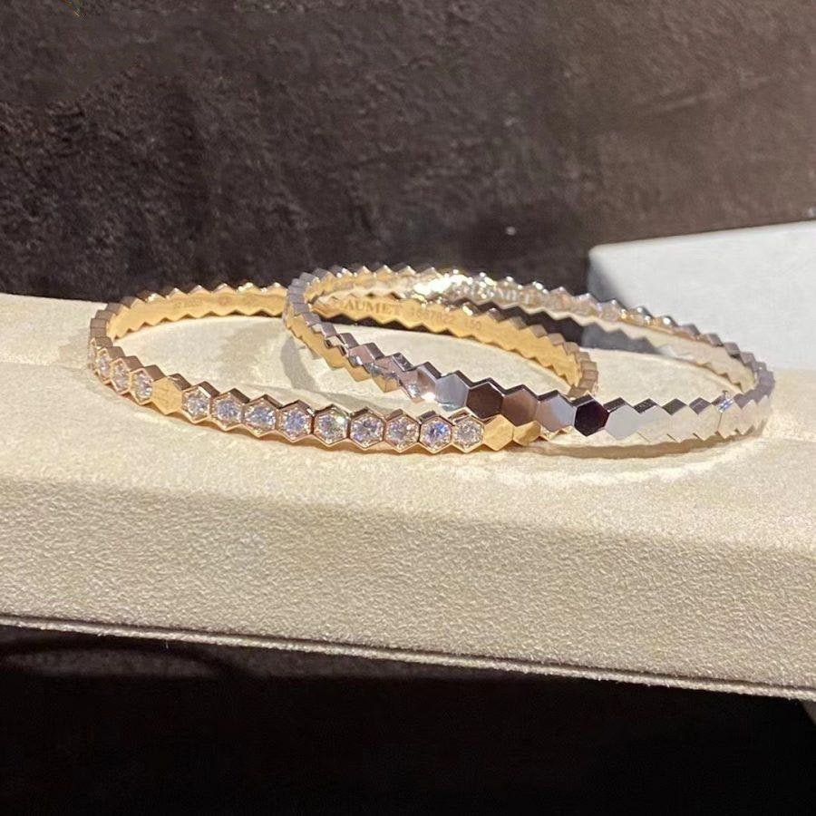 [CiCi]BEE LOVE GOLD BRACELET FULL DIAMOND