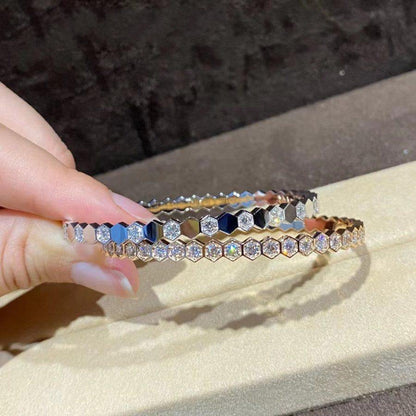 [CiCi]BEE LOVE GOLD BRACELET FULL DIAMOND