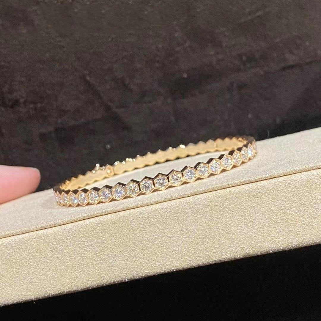 [CiCi]BEE LOVE GOLD BRACELET FULL DIAMOND