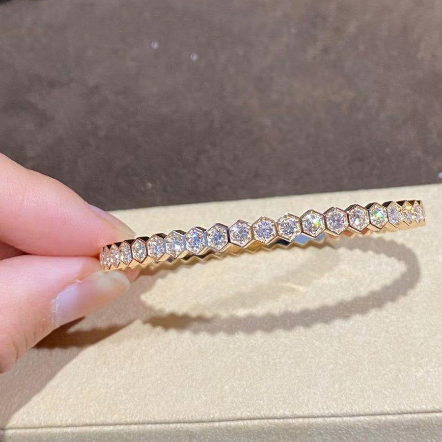[CiCi]BEE LOVE GOLD BRACELET FULL DIAMOND