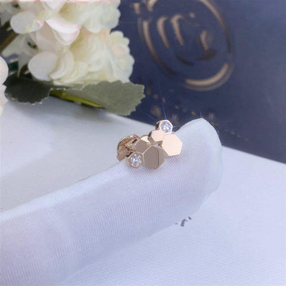 [CiCi]BEE LOVE PINK GOLD DIAMOND EARRINGS
