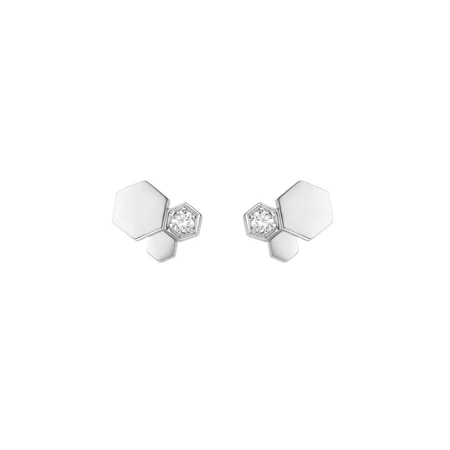 [CiCi]BEE LOVE SILVER DIAMOND EARRINGS