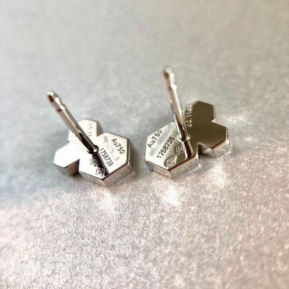 [CiCi]BEE LOVE SILVER DIAMOND EARRINGS