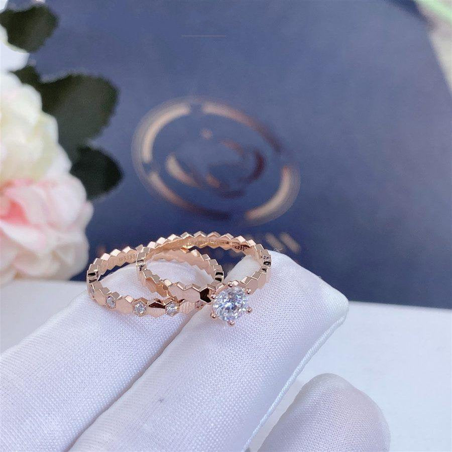 [CiCi]BEE LOVE RING PINK GOLD 1 DIAMOND