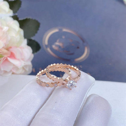 [CiCi]BEE LOVE RING PINK GOLD DIAMOND