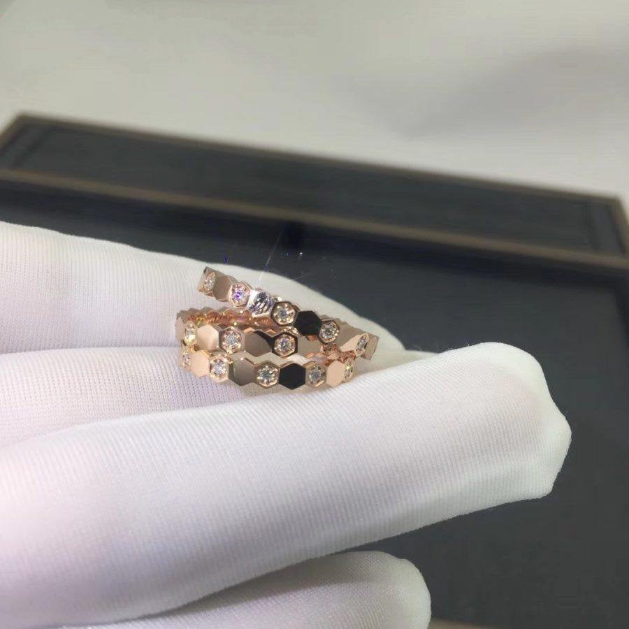 [CiCi]BEE LOVE RING PINK GOLD DIAMOND