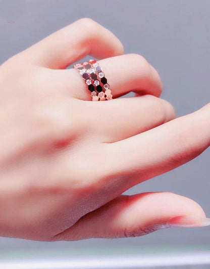 [CiCi]BEE LOVE RING PINK GOLD DIAMOND