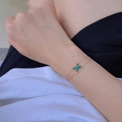 [CiCi]JEUX BRACELET MALACHITE PINK GOLD 1 DIAMOND