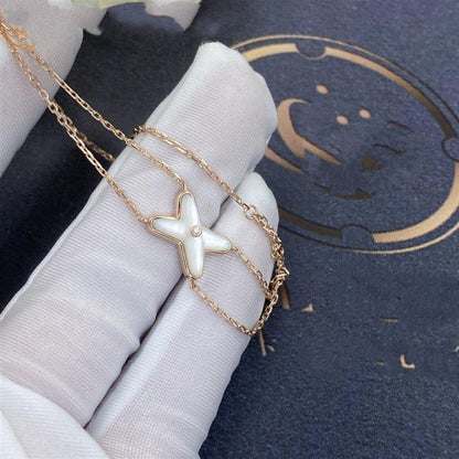 [CiCi]JEUX BRACELET WHITE MOP PINK GOLD 1 DIAMOND