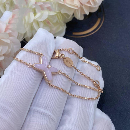 [CiCi]JEUX BRACELET PINK MOP PINK GOLD 1 DIAMOND