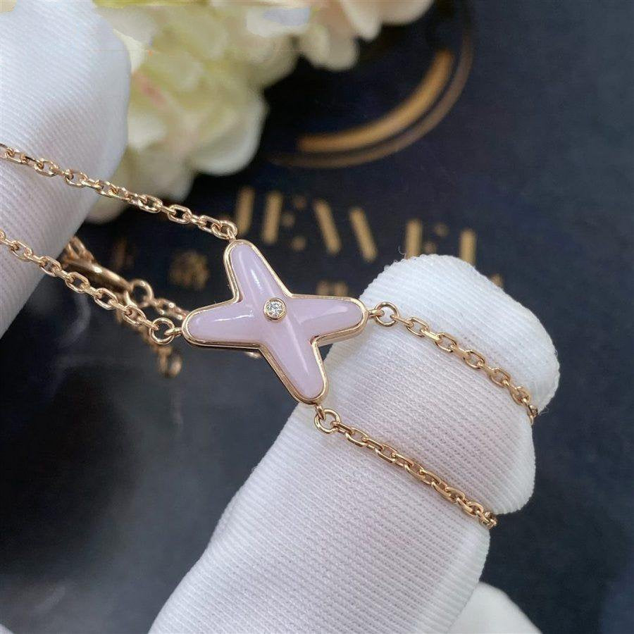[CiCi]JEUX BRACELET PINK MOP PINK GOLD 1 DIAMOND