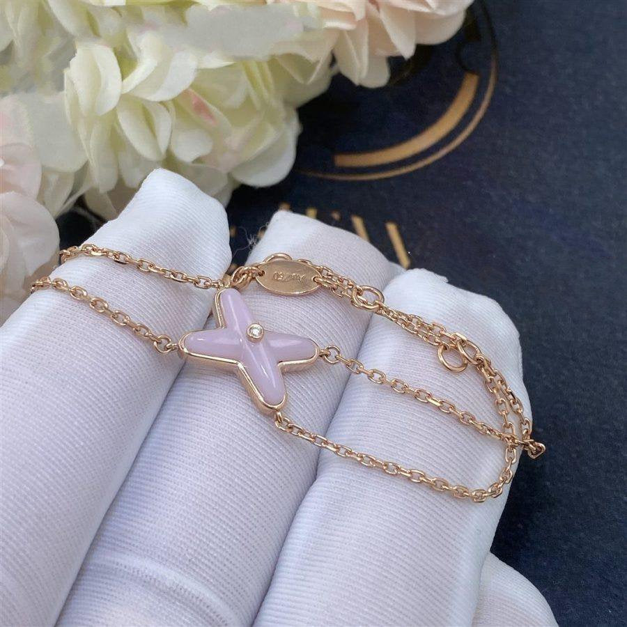 [CiCi]JEUX BRACELET PINK MOP PINK GOLD 1 DIAMOND