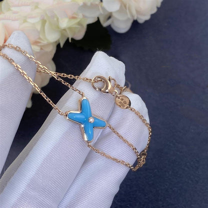 [CiCi]JEUX BRACELET TURQUOISE PINK GOLD 1 DIAMOND