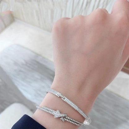 [CiCi]JEUX DE BRACELET DIAMONDS SILVER